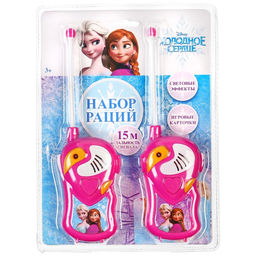 Рации детские «Анна и Олаф», световые эффекты, Холодное сердце, МИКС