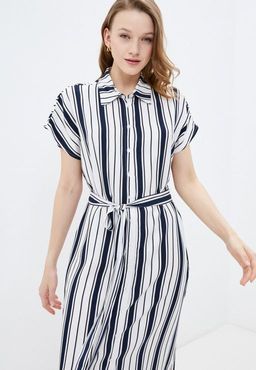 Платье-рубашка в полоску - Incity фото 2