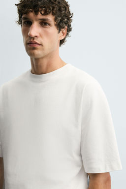 WASHED HEAVYWEIGHT T-SHIRT - Zara фото 7