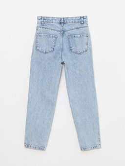 Nak?? Detayl? K?z ?ocuk Jean Pantolon - Waikiki фото 2