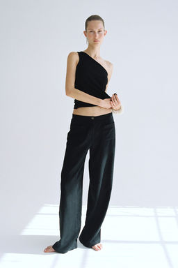 Pantalon en mezcla de lino - H&m фото 2