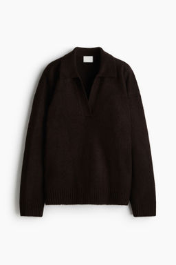 Jersey de punto fino con cuello