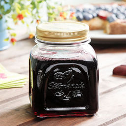 Банка стеклянная с винтовой крышкой Хоммейд (Home Made) 0,5л, 8х8х11см, металлическая крышка, Pasabahce (Россия) - Домашняя мода фото 3