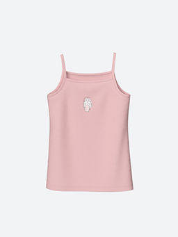 Kare Yaka Bask?l? K?z ?ocuk Atlet 2li - Waikiki фото 2