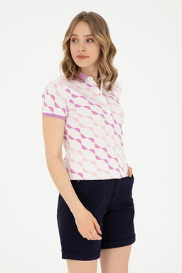 Женская фиолетовая футболка - U.s. polo assn фото 8