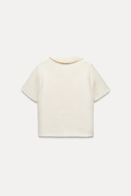 CHUNKY KNIT CARDIGAN WITH PETER PAN COLLAR - Zara фото 10