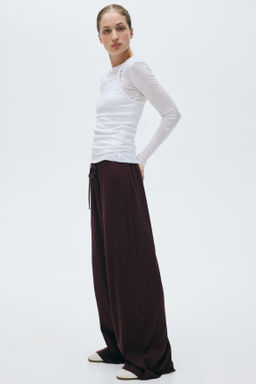 Pantal?n de canal? con cord?n de ajuste - H&m фото 13