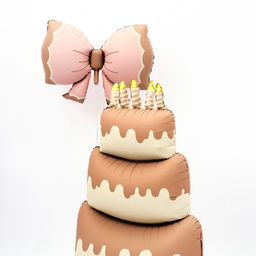 Воздушный шар фольгированный 37" «Бантик»