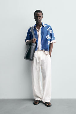 FLORAL PRINT SHIRT - Zara фото 5