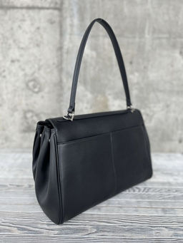 Женская кожаная сумка-портфель 8399-3 Черный - Sergio valentini фото 3