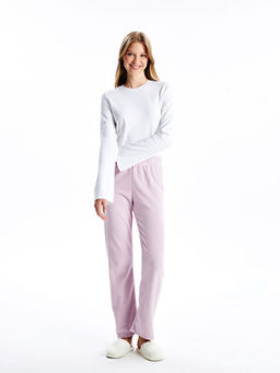 Beli Lastikli Polar Kad?n Pijama Alt?