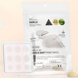 VT Cosmetics Заживляющие патчи от акне с микроиглами и чесноком / Garlic AC Reedle Shot Point Patch, 9 шт.