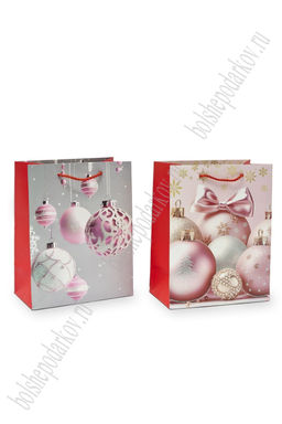 Пакет Новогодний 18*23*10 см (12 шт) SF-7568, микс №32 - Больше подарков фото 3