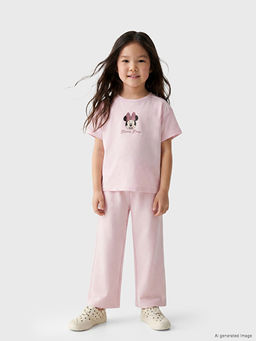 Minnie Mouse Bask?l? K?z ?ocuk Tak?m