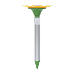 Отпугиватель КРОТОВ ультразвуковой, с фонариком, на солнечной батарее, 16,3х36 см