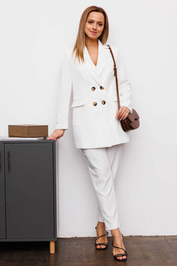 Брюки AURA 4134-164 молочный  фото 2