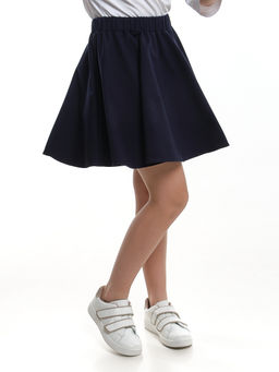 Юбка для девочки в школу синяя форма Солнце 22-4788 синий - Mini maxi фото 5