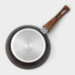 Сковорода Magistro Granit, d=20 см, съёмная ручка soft-touch, антипригарное покрытие, индукция, кованый алюминий, чёрная  фото 9