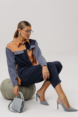 Рубашка ANELLI 1748 глубина ночи фото 9