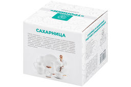 Сахарница 620 мл 12*12*12 см Тропики + ложка + дер. крышка на дерев. подставке - Elan gallery фото 10
