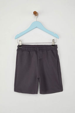 Siyah-K?rm?z? 2li Erkek Cocuk Pamuklu Basic Orme Sort & Bermuda TKDSS25SR00003 - Trendyolmilla фото 9