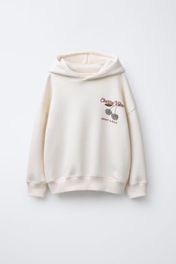 CHERRY PRINT SWEATSHIRT