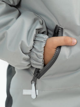 Комбинезон демисезонный серый