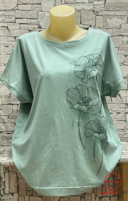 Футболка женская с цветами - Bruno фото 4
