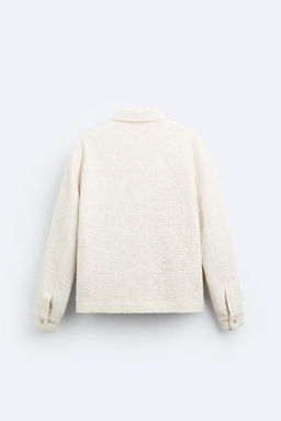 RUSTIC TEXTURED JACKET - Zara фото 8