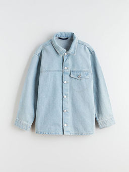 Uzun Kollu Erkek ?ocuk Jean G?mlek