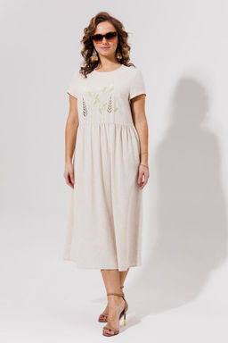 Платье Galean Style 965 светлый беж