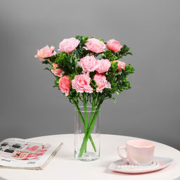 Ваза для цветов «Цилиндр», 500 мл, 15×8 см, стекло, прозрачная