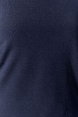 Lacivert Kare Yaka Fitted/Vucuda Oturan Esnek Orme Atlet TWOSS23AL00037