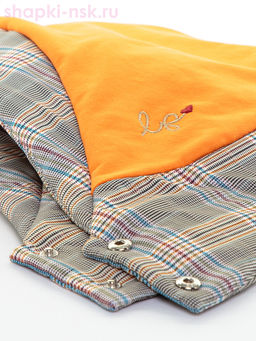 Тэрри плащевка клетка Капюшон женский