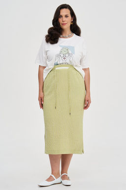 Юбка Таша салатовый - Intikoma фото 9