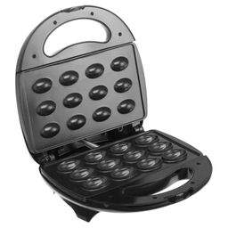 Форма для выпечки орешков электрическая Viconte 800Вт, антипригарное покрытие, автоматическое регулирование температуры, теплоизолированная ручка, резиновые ножки, максимальное температура нагрева 200С, на 6 орешков, черный, подарочная упаковка ( - Домашняя мода фото 2