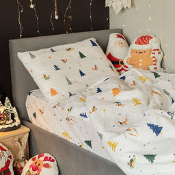 Постельное бельё 1.5-спальное «Этель» Happy skiers, бязь