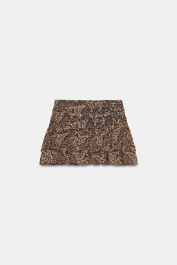 PLEATED RUFFLE SKORT - Zara фото 7