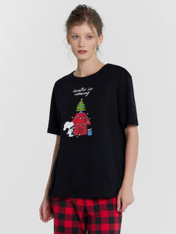 Пижама женская с принтом и надписью winter is coming - Mark formelle фото 3