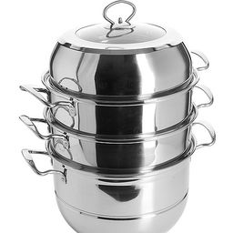 30905 Мантоварка 3х-ярусная 12,4л 32 см нерж/ст MB (х4) - Mayer&boch фото 4