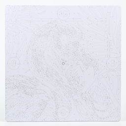 Роспись часов по номерам «Фламинго», 30×30 см