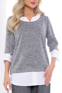 Джемпер Нежный акцент (грей) Б8121 - Lt collection фото 3