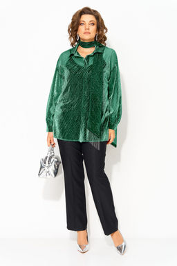 Блуза Liliana 1496 изумруд