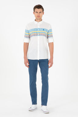 Мужская рубашка Saks с длинным рукавом - U.s. polo assn фото 4