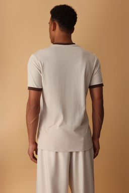 TRENDYOL MAN Tas Modern Herritage Oversize/Genis Kesim %100 Pamuklu Bask?l? T-Shirt TMNSS25TS00126 - Trendyolmilla фото 15