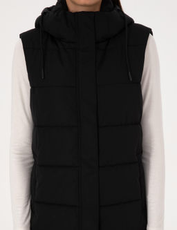 Siyah __kar_labilir Kap__onlu Yelek - Pierre cardin фото 7