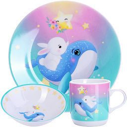 31437 Детский набор 3пр Зайчик и КитLR (х12)