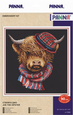 Набор для вышивания PANNA J-7202 Стиляга Джо 25 х 24.5 см