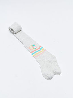 Desenli K?z ?ocuk K?lotlu ?orap