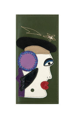 Кошелек с аппликацией ДС-5-277 хаки